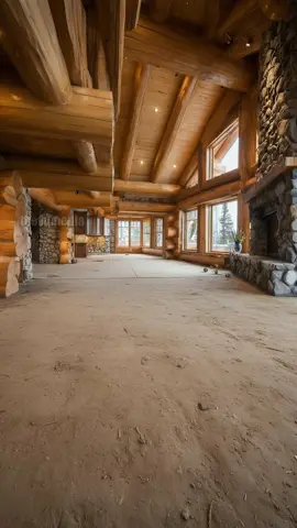 Stunning Epoxy Log Floor Transformation! #DIY #epoxy #floor