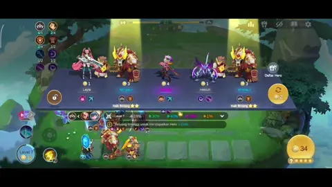 mentahan gameplay buat para cliper #MCGG #MagicChessGoGo #MCGGFightersReborn #mentahan #mentahanvideo 