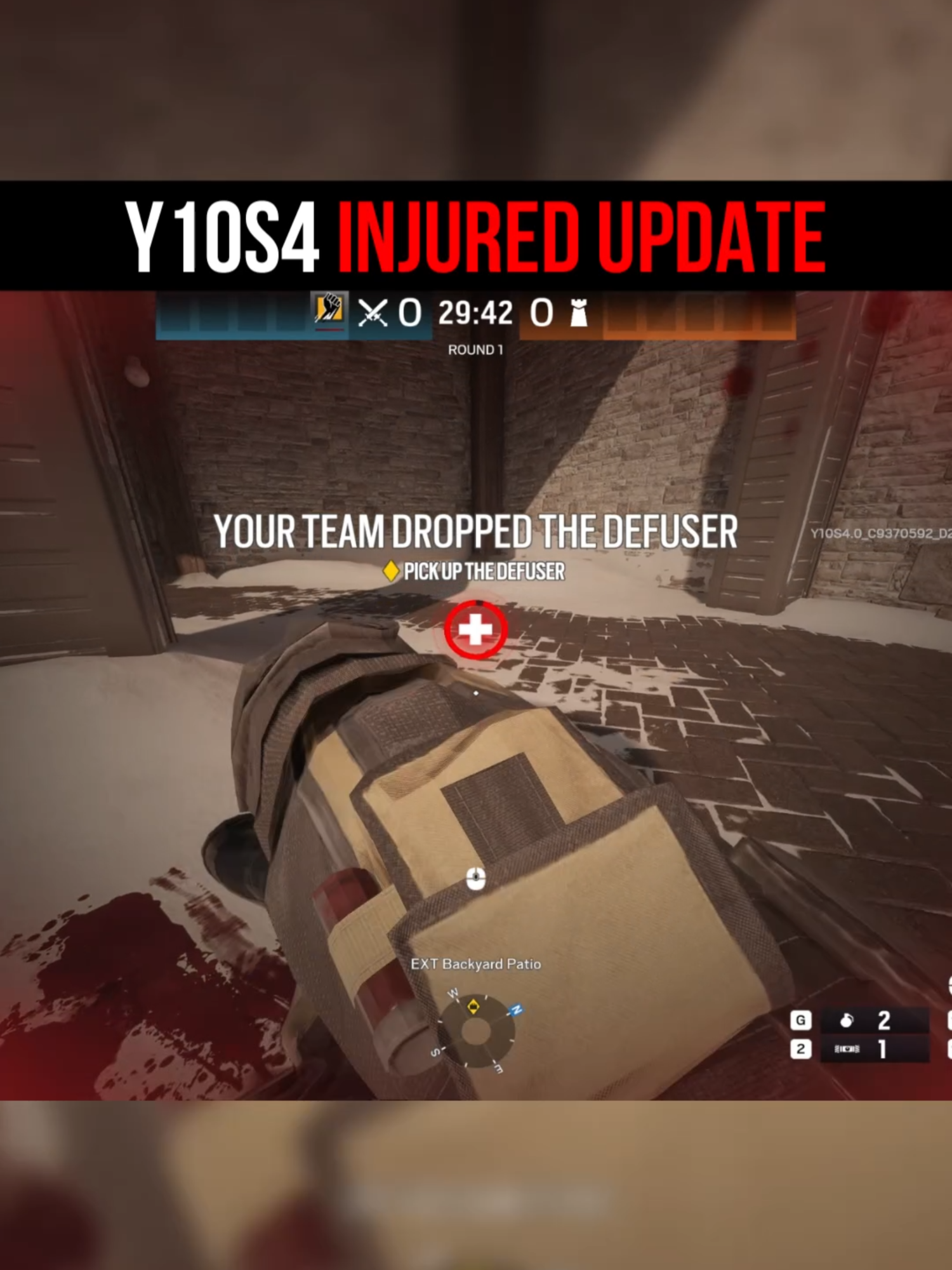 The DBNO (Injury) stage in Rainbow Six Siege has had a minor update / Rework that addresses a key issue with the feature! - #RainbowSixSiege #R6News #R6 #Siege #R6lore #Rainbow6