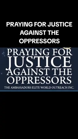 Praying for Justice Against the Oppressors