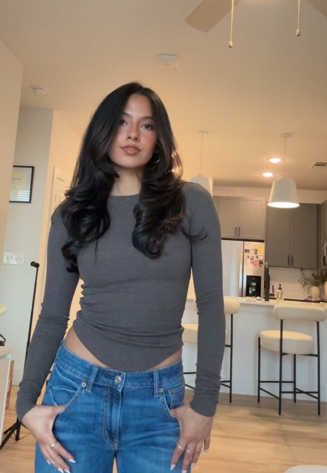 having a good hair day