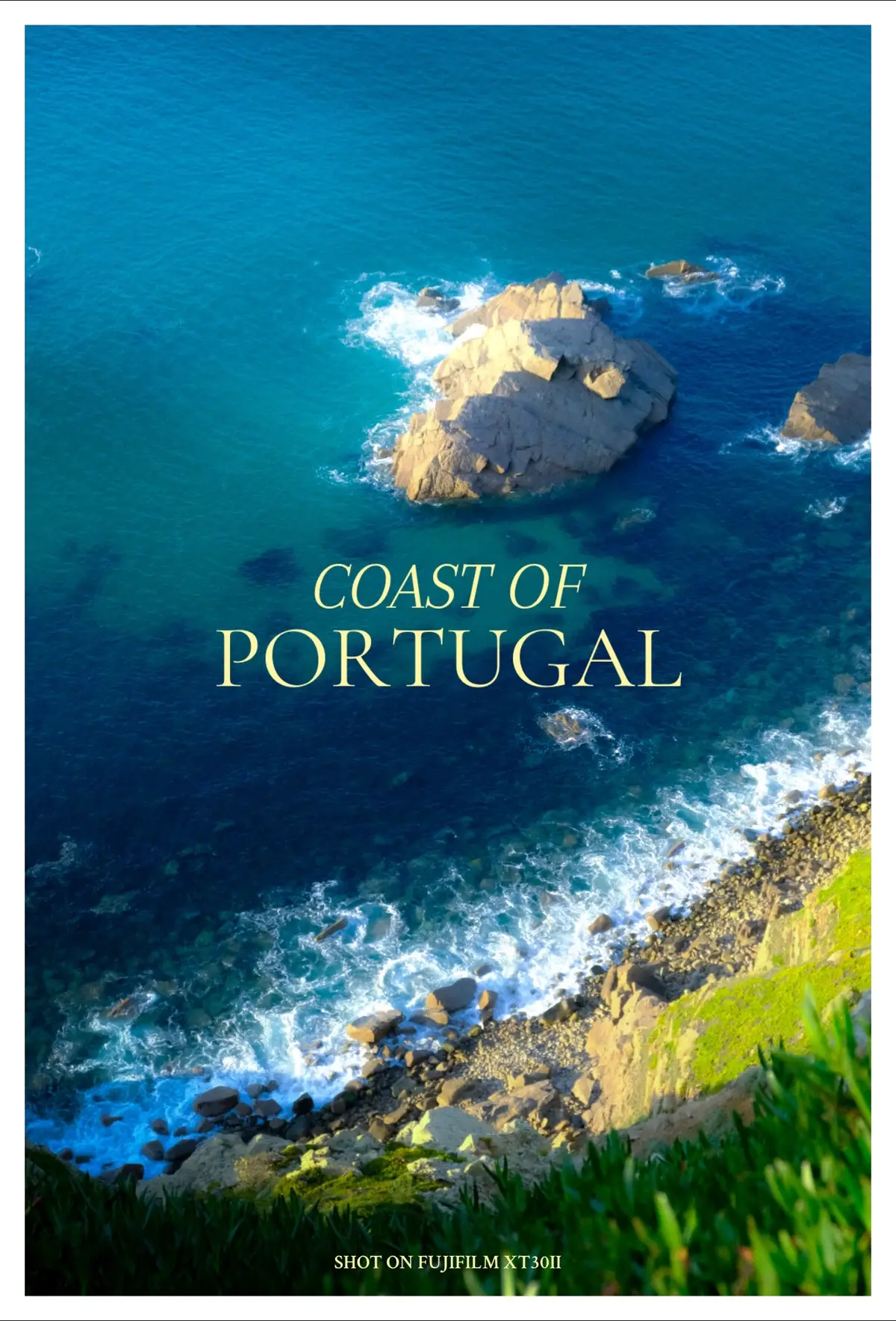 The Coast of Portugal ☀️🇵🇹 Shot on Fujifilm XT30II 🎞️ #fyp #portugal #photography #travel #fujifilm