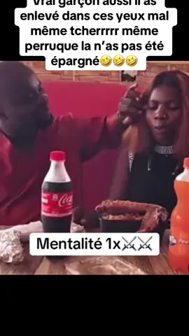 Vrai garçon aussi il as élevé ça dans ces yeux mal même tcherrr même perruque la n’as pas été épargné #viralvideos #visibilitetiktok❤️😅 #humour 