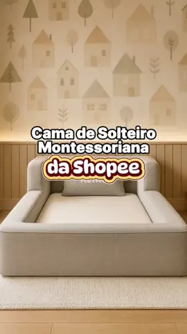 Cama de Solteiro Montessoriana ✨ #Cama #montessoriana  #quarto  #montessoriano  #viral 