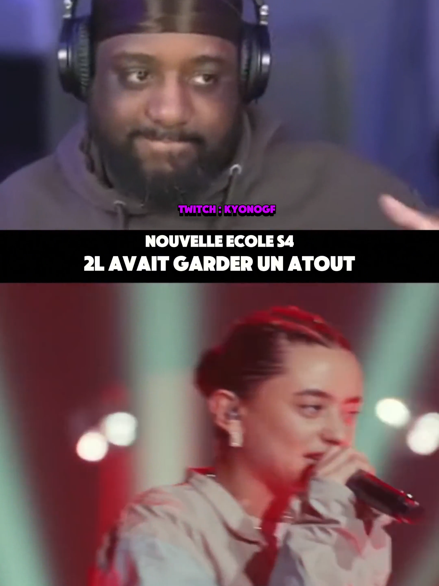 a chaîne Twitch en bio, Les rediff sont sur le patreon en bio #nouvelleecole #sch #sdm #rap #2L