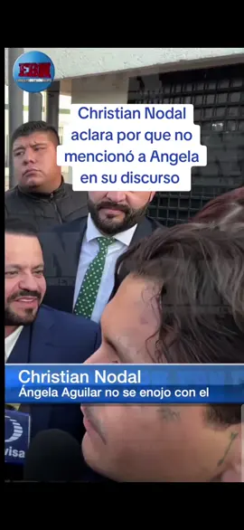 CHRISTIAN NODAL ACLARA SU DISCURSO EN LOS GRAMMYS Y EXPLICA POR QUE NO MENCIONÓ A ANGELA AGUILAR  #christiannodal #angelaaguilar #parati #viral #ultimahora 