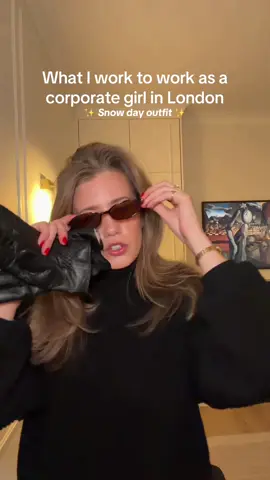 Yes….it did snow briefly and now it has to be Christmas ✨🕵️🤍 #officeoutfit #winterfashion #corporatestyle #whatiwore 