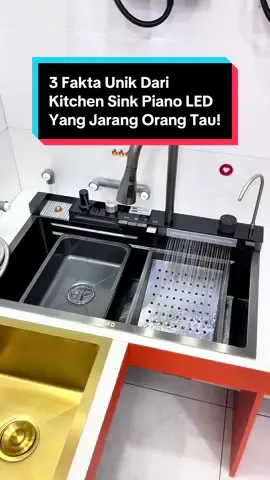 3 Fakta Unik Dari Kitchen Sink Piano LED Yang Jarang Orang Tau! #linovationstore #wastafelpianoled #kitchensinkwaterfall #faktabakcucpiring #promoakhirtahun  