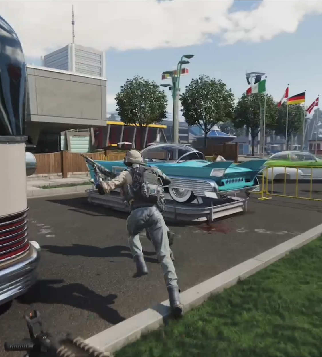 Bienvenue dans le quartier 🏘️ Redécouvre cette carte incontournable où règne le chaos, réimaginée pour #BlackOps7. Nuketown 2025 arrive demain ☢️ #CallofDuty #BO7 