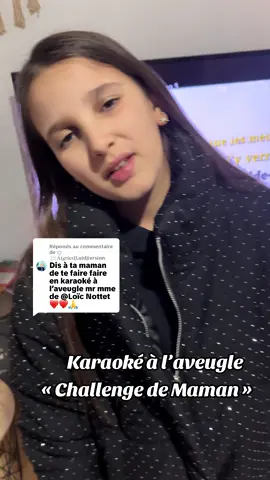 Réponse à @ꨄ𓆉𝐀𝐢𝐠𝐫𝐢𝐞𝐬(Luidjivrsion  🎤Karaoké à l’aveugle  « Challenge de Maman »  @Loïc Nottet  #loicnottet #monsieurmadame #karaoke #viral #trend 