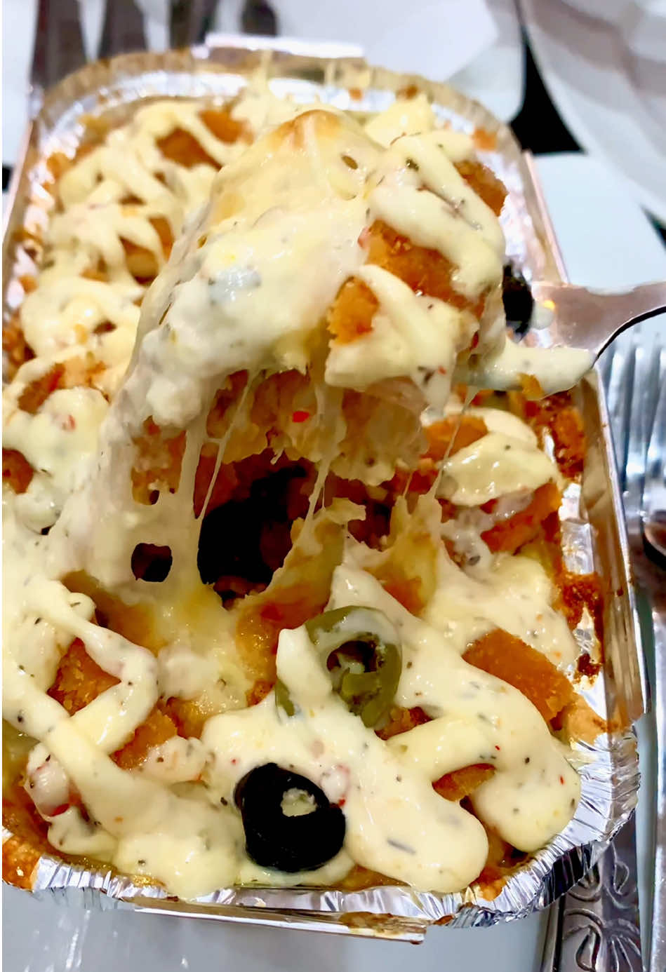 Loaded Lovers 🤑🤑 ❤️ 🍟  #loadedfries #Britishfries #kfc #crazyfoodie 