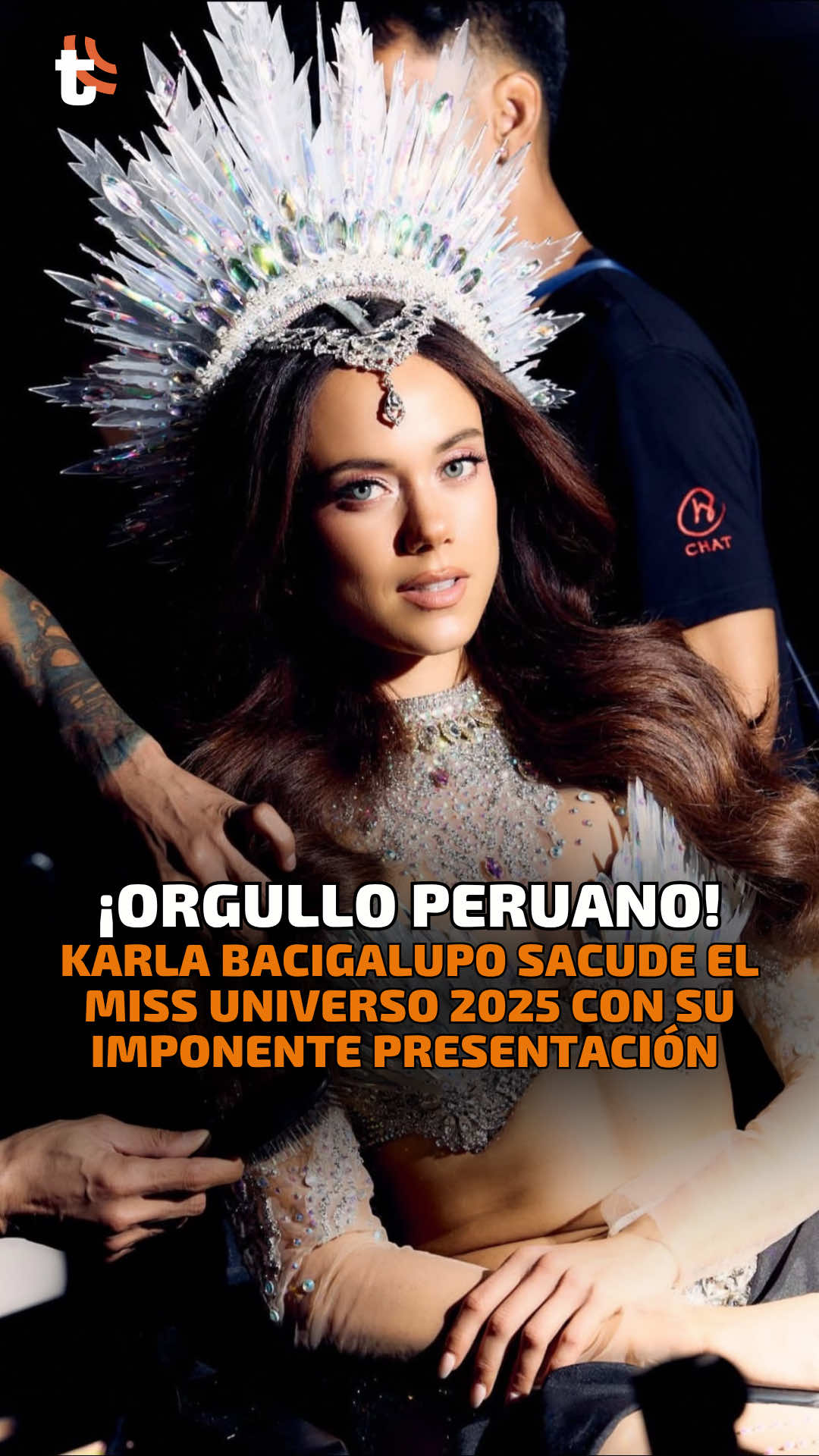 ¡Orgullo peruano! 🇵🇪 Karla Bacigalupo deslumbró en la preliminar del Miss Universo 2025 con un traje inspirado en el Huascarán, destacando por su presencia, identidad y fuerza en escena 👑 #MissUniverso2025 #KarlaBacigalupo #Perú #huascarán 