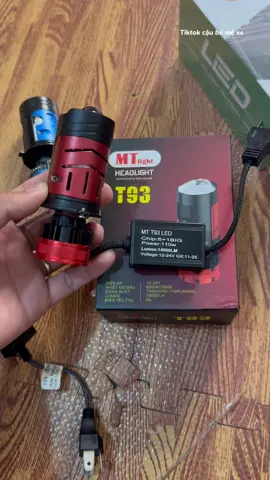 T93 Chân H4 110W Chân H4 .Hai lớp quạt tản nhiệt lắp zin ô tô xe máy điện 12-24V #caubemexe #xuhuongtiktok 