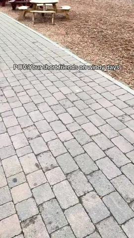 Remember to hold your short friends hand on windy days ❤️