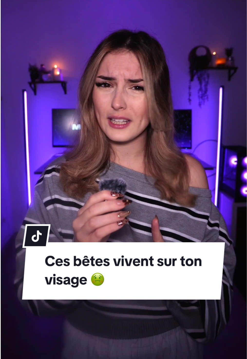 Ces bêtes vivent sur ton visage 🤢 #anectode #explication #insolite #visage #demodex 