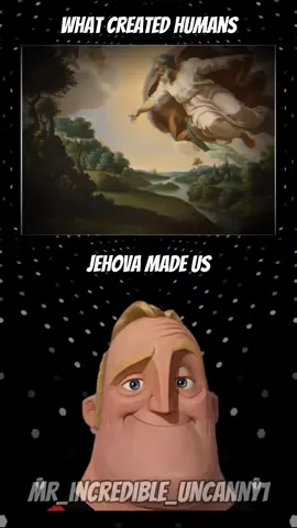 what created humans #human #homosapiens #creppy #mrincredible #scary 