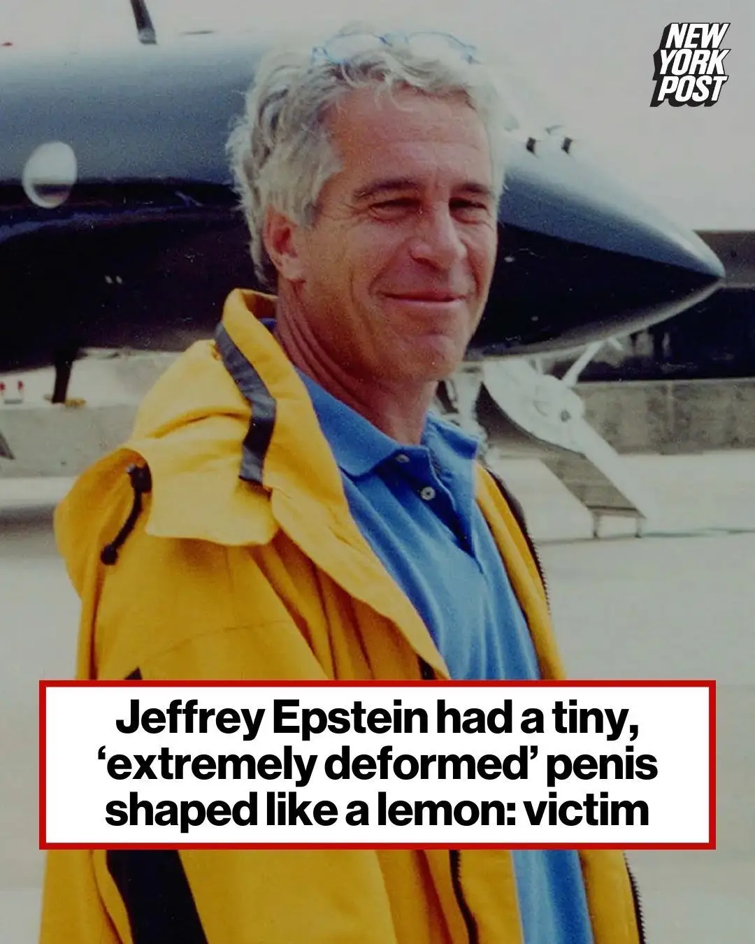 Jeffrey Epstein had an “extremely deformed” penis that was shaped like a lemon, one of his victims has revealed. Rina Oh, who has long claimed she was among the scores of young women preyed on and abused by Epstein, dropped the unsettling revelation in a recent Substack interview with magazine maven Tina Brown. “Some people have described it as the shape of an egg. I think it was more of the shape of a lemon, and it was really small ... It was probably like two inches.” Rumors about Epstein’s apparent egg-shaped genitalia emerged when he was grilled by a lawyer in 2009 as part of a civil lawsuit brought by a number of underage alleged victims. A newly resurfaced clip of the awkward exchange showed the attorney bluntly asking: “Is it true, sir, that you have what is described as an egg-shaped penis?” Epstein’s own lawyer quickly jumped in and warned that the deposition would be cut short if the embarrassing line of questioning continued. Oh speculated that Epstein’s miniscule manhood was likely a core driver in his sick  behavior. The mom of two has alleged Epstein and his madam Ghislaine Maxwell groomed her as early as 2000 when they faked an interest in her art. She claims she later witnessed a toxic relationship develop between Epstein and Maxwell, which was largely driven by the madam’s own jealousy. “Their relationship was very awful, very strange,” she said. 📸: DOJ; House Oversight Committee