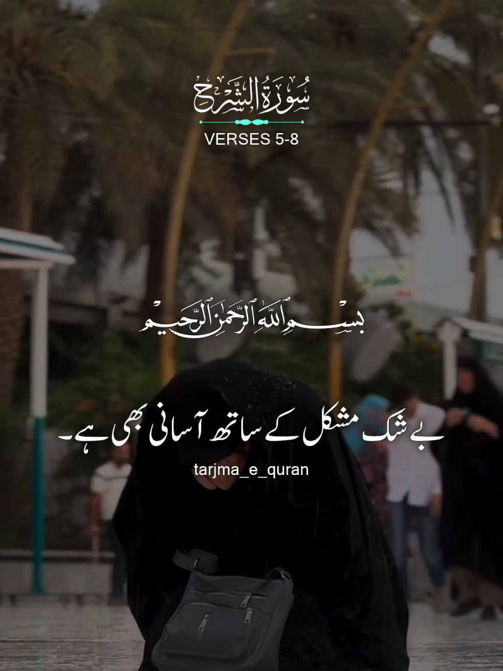 🥀🌺 𝙎𝙪𝙧𝙖𝙝 𝘼𝙨𝙝_𝙎𝙝𝙖𝙧𝙝 94 || 𝙑𝙚𝙧𝙨𝙚𝙨 5-8 🌺🥀 #qurantarjuma #qurantranslation #islamic_video #quranurdutranslation #foryou 