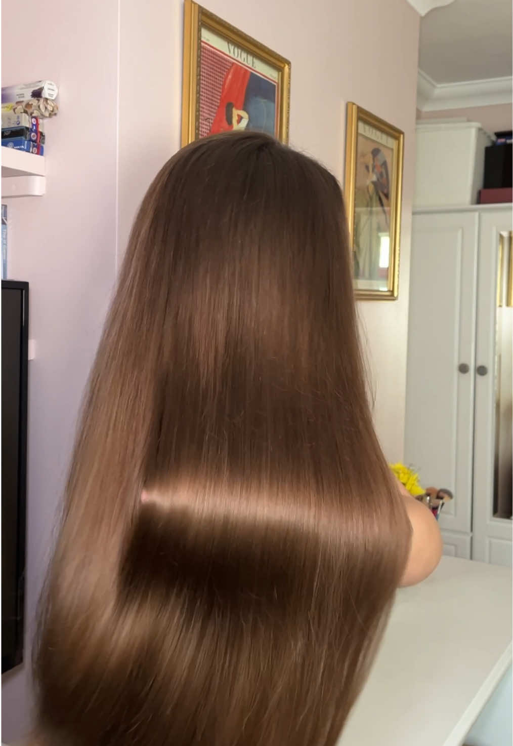 Always brushing my hair🌟 (DONT over brush your hair as it can cause breakage🤝🏼)    #haircareobsessed #hairbrushing #hairtok #brushinghaireveryday  #creatorsearchinsights 