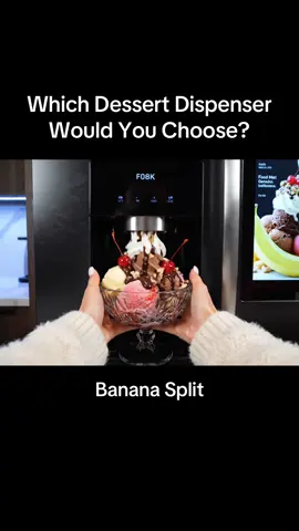Which one of these dessert dispensers are you picking? 🍫🎂🍨 #asmr #ai #dessert #food #asmrsounds 