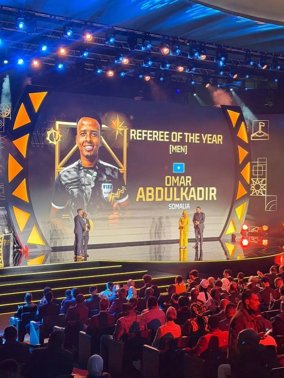 referee of the year Omar abdulkadir artan. #referee #yearontiktok #year 