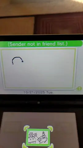 a streetpass I JUST got... #3ds #streetpass #fyp