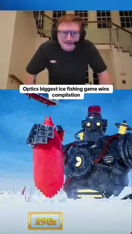 Optics biggest ice fishing game wins compilation #kickstreaming 