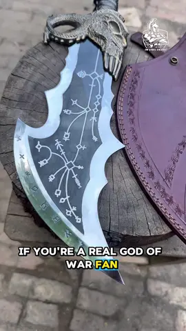 Real God of War fans only 🔥 Would you display these or actually train with them? Comment GIFT if you want one 🎁 #JWSteelCrafts 