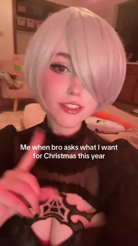 Send this to a bro you gonna fondle this Christmas 🩷🥹 #2b #cosplaygirl #cosplay #funny #imgonnatouchyou 
