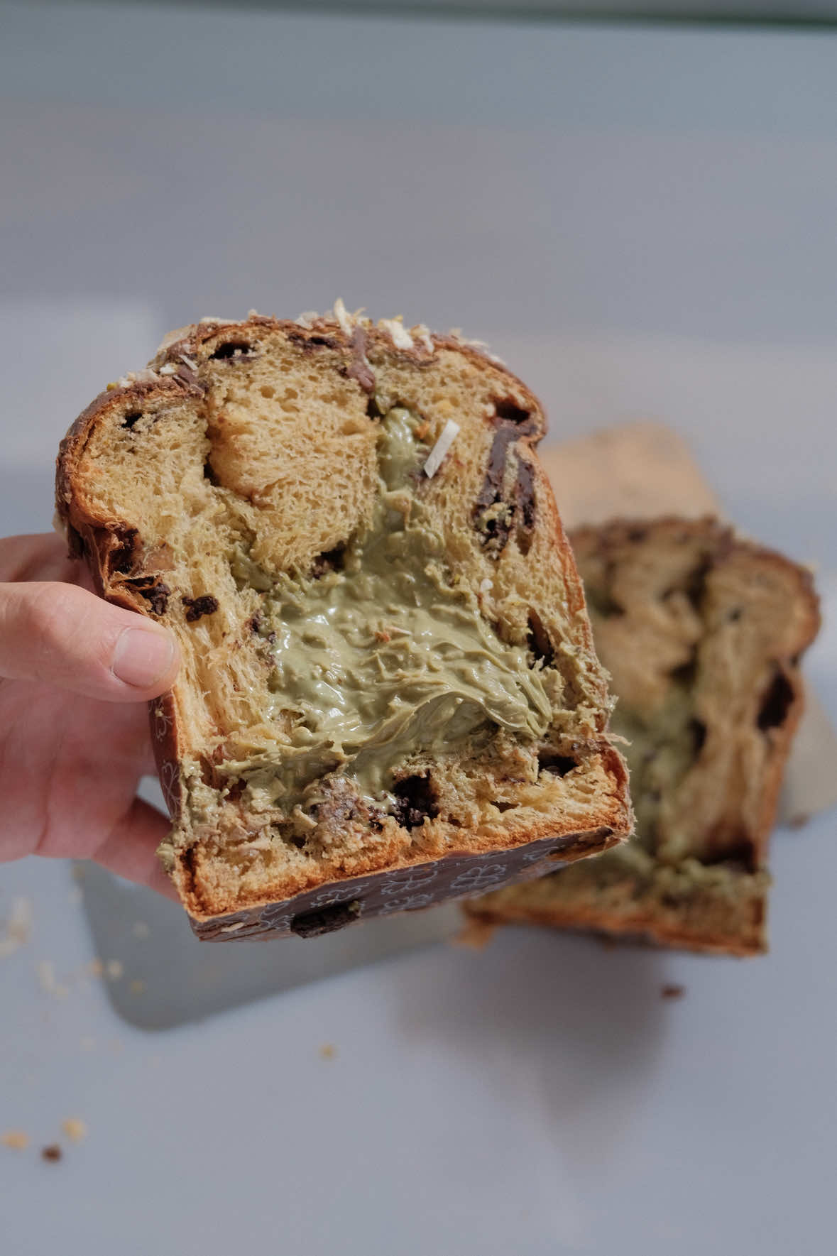 Pan dulce Dubai (estilo panettone)🤯 #pandulce #panettone #panettoneartigianale #foryou #parati 