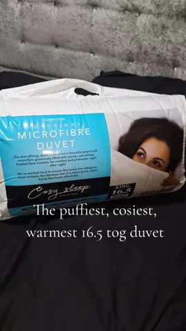 the quality is insane for this price for a 16.5 tog duvet #cosyseason #blackfridaydeals #duvet #sale 