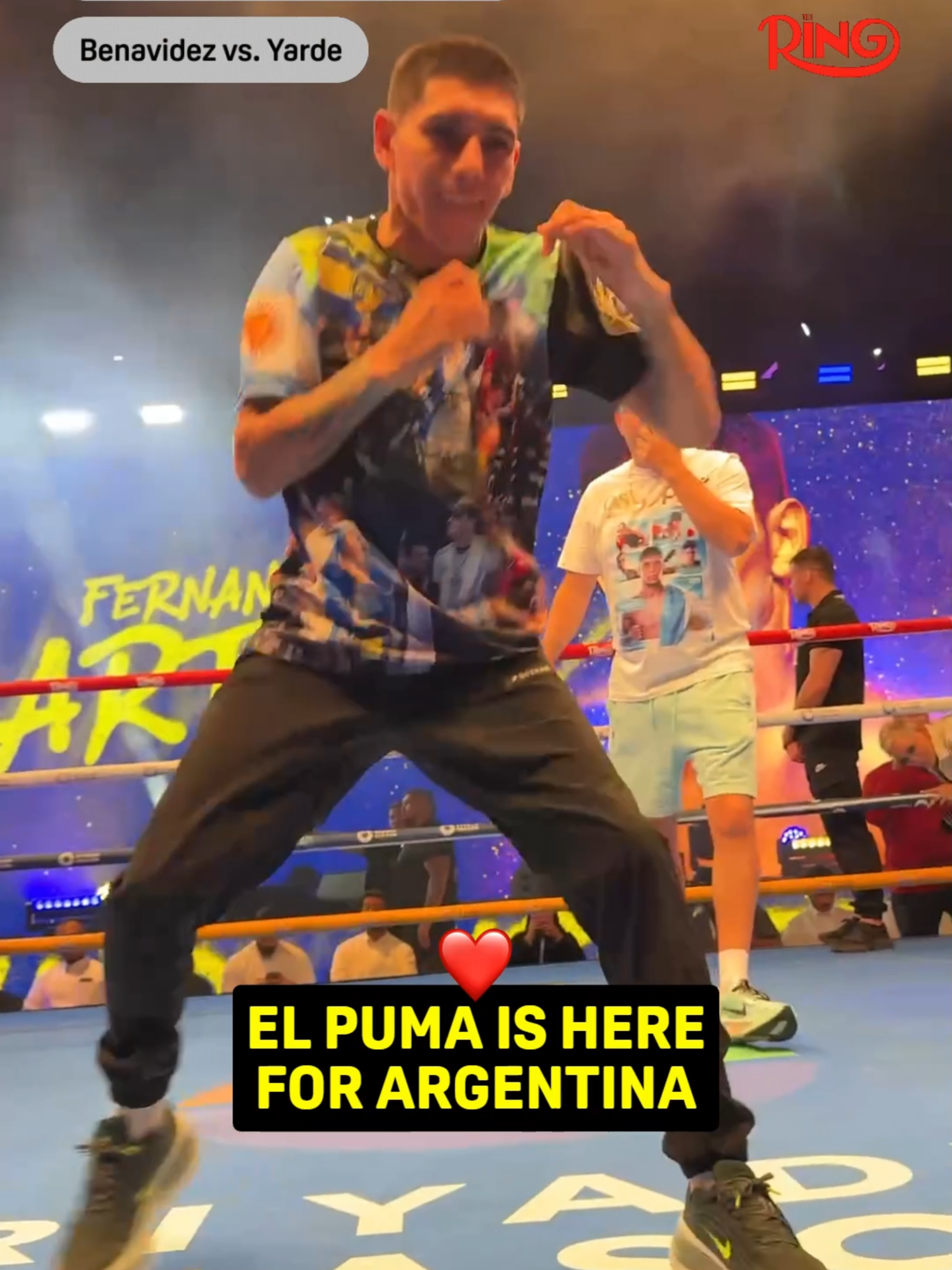 Vamos Argentina, apoyemos al Puma! 🇦🇷 🎟️Buy #RingIV: Night of Champions NOW at DAZN.com | Nov 22 | Live exclusively on DAZN | @RingMagazine 🤳 #boxing #fyp #viral #fight