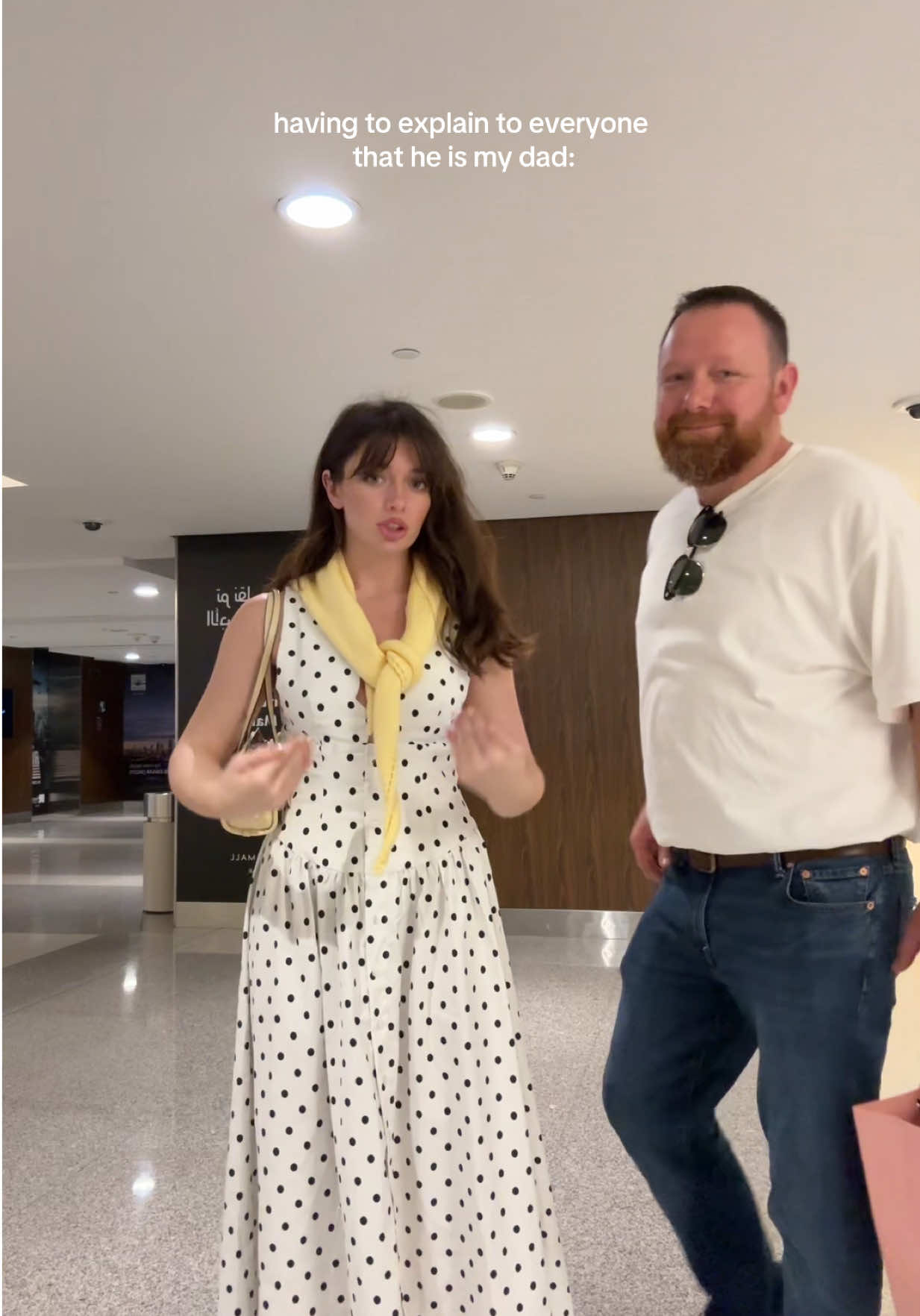 everyone thinks we are married bc my dad is so young. 