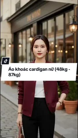 Áo khoác cardigan nữ (48kg - 87kg)::: #aocardigan #aokhoac #aokhoacnu #aokhoacbigsize #thoitrangmuadong 