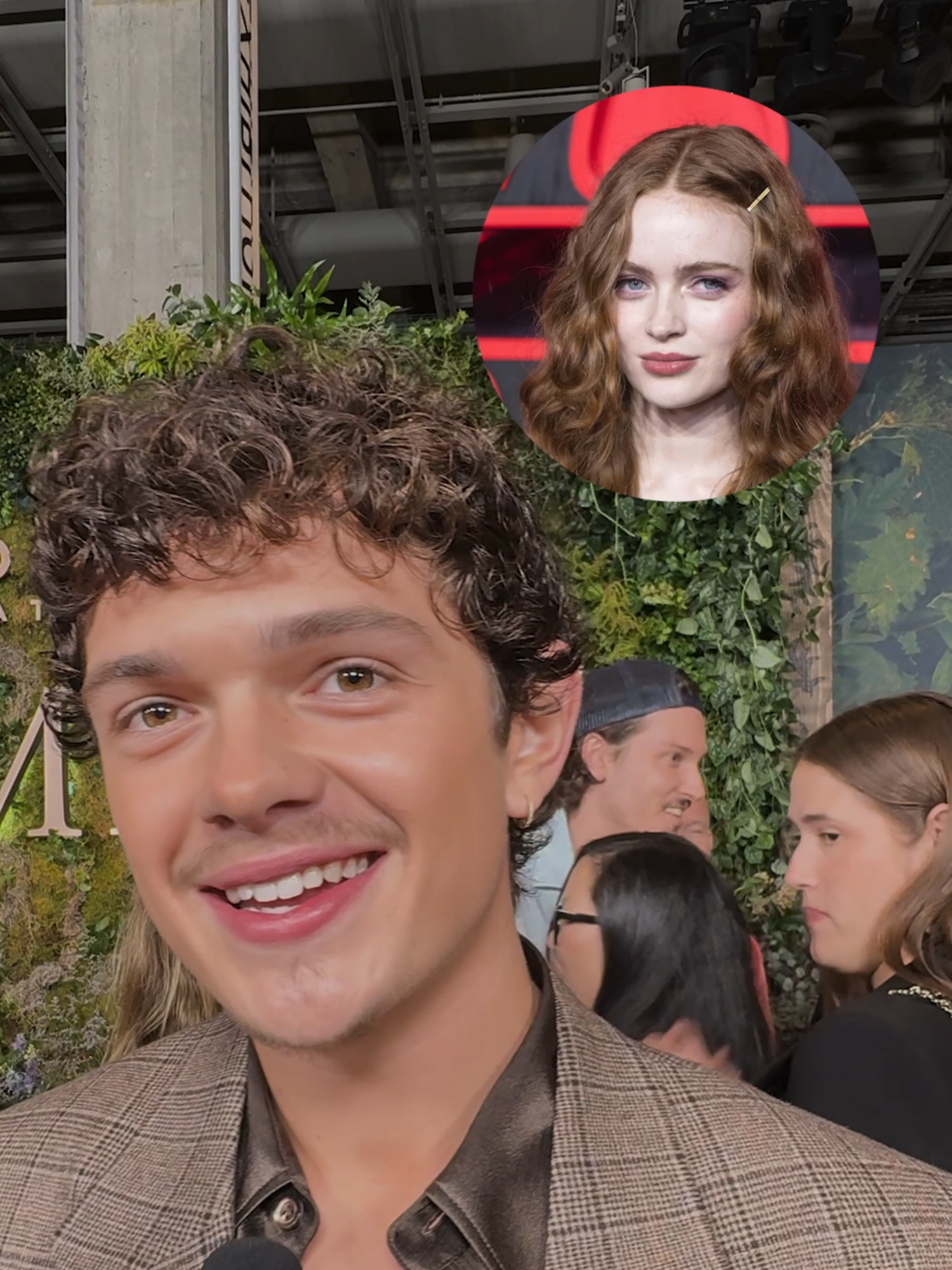 Noah Jupe talks about working with Sadie Sink in the new 