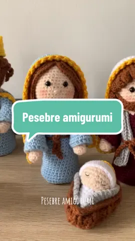 Pesebre Amigurumi de AdiArt ✨ Orgullosa de cada creación que Dios me permite realizar 🫶🏽 #pesebre #navidad #amigurumi #navidadentiktok #tutorial 