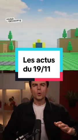 Les actus du jour ⬆️