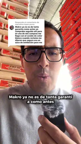 Respuesta a @marcelino.lopez.poma nunca he visto un saco de exhibición abierto en Makro, estoy seguro que son los sacos que abren para analizar la mercadería que reciben. #lacasadelarroz #arroz #yocomoarroz #alpormayorymenor #arrozañejo 