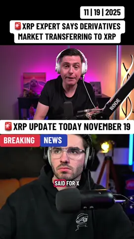 Most important XRP video you will ever watch | November 19, 2025 XRP EXPERT SAYS DERIVATIVES MARKET TRANSFERRING TO XRP! Don’t keep your XRP or any of your crypto assets on exchanges — they’re no longer safe after the recent crash. Protect your assets before it’s too late. Move your XRP / crypto assets to a secure wallet and take full control of your crypto. 🔐 DM me for guidance on how to properly secure it using the safest Web3 setup. #XRP  #cryptocurrency  #xrpnews  #xrpupdate  #viralnews 
