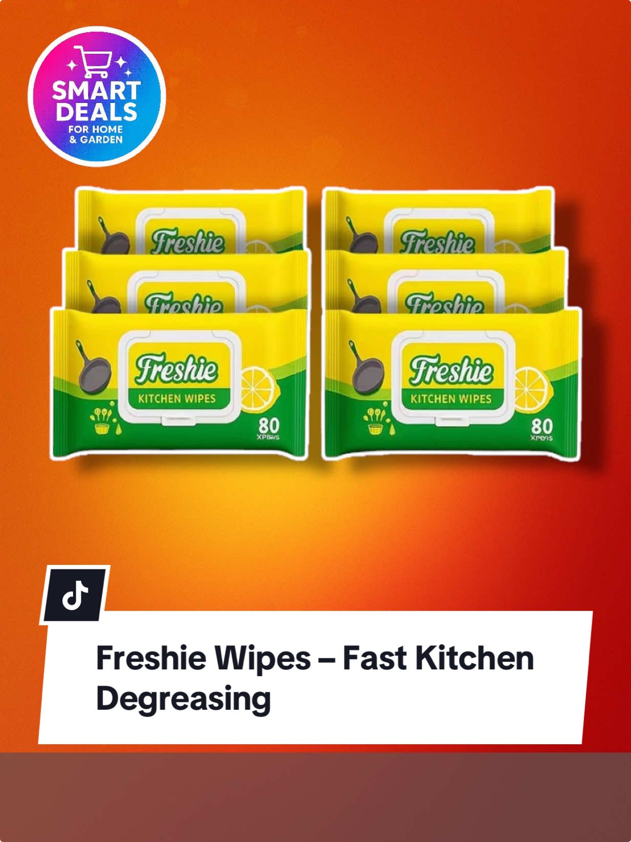 Freshie Wipes – Fast Kitchen Degreasing Make kitchen clean-ups effortless with Freshie Cleaning Wipes. Tough on grease, gentle on surfaces, and perfect for hobs, ovens, worktops and more. Plant-based, streak-free and ideal for everyday mess. Tap to shop and keep your kitchen sparkling. #FreshieWipes #KitchenCleaning #Degreaser #HomeEssentials #TikTokMadeMeBuyIt