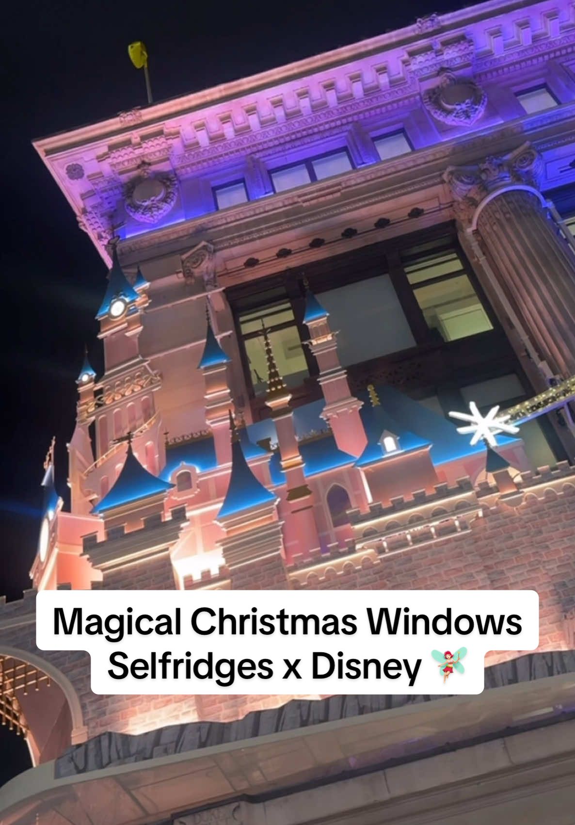 The most enchanting Christmas magic @Selfridges London x @Disney 💫🧚🏻‍♀️ These festive windows feature so many Disney classics and characters. It’s the dream collaboration!  #selfridges #selfridgeslondon #disney #disneychristmas #londonchristmas 