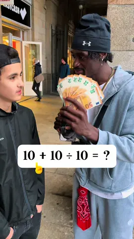 10 + 10 ÷ 10 ?