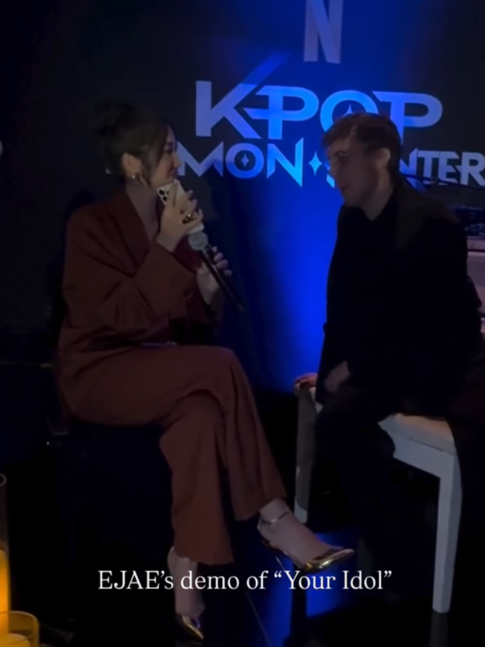 Ejae's demo of 'Your Idol' ❤️ 🎥 akangaru ig @ejae_k #ejae @KPop Demon Hunters Netflix #kpopdemonhunters #netflix #rumi #event 