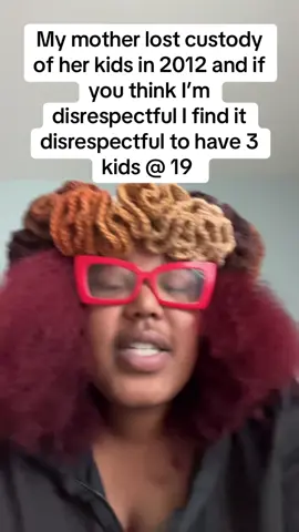 My mother lost custody of her kids in 2012 and if you think I’m disrespectful I find it disrespectful to have 3 kids @ 19  #heartstrangz #thisismystory #singlemom #foodstamps #section8 