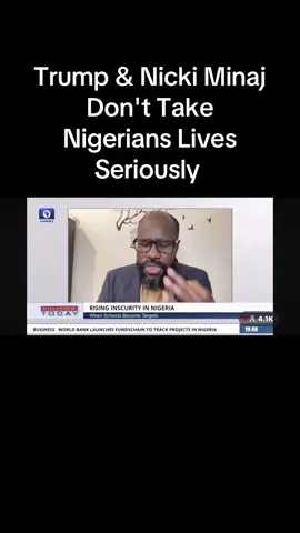 Trump & Nicki Minaj Don't Take Nigerians Lives Seriously 