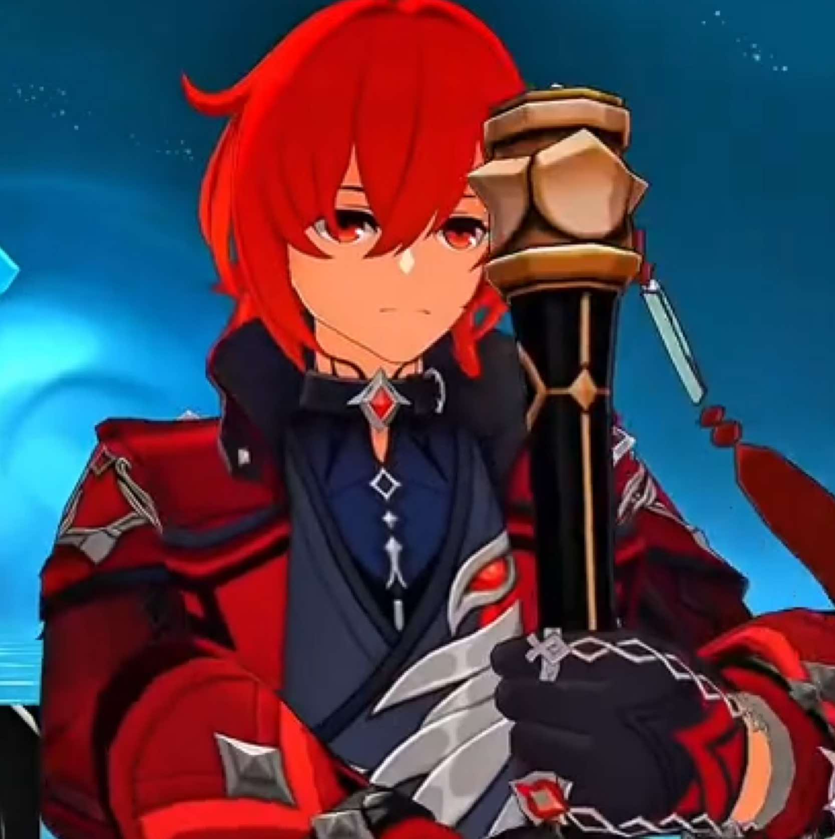 (SHOW MY FINGER) I am Diluc Main. Diluc 1HP vs Raiden Shogun #GenshinImpact #1hpking #4k #ipadpro #dilucgenshinimpact 