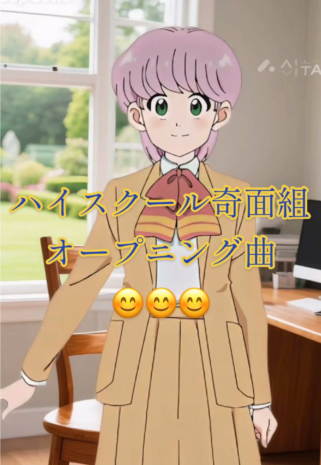 少年ジャンプに連載されてたアニメのこのキャラクター知ってますか⁉️編集してみたので視聴宜しくお願いします😊#うしろゆびさされ組 #ハイスクール奇面組 #かわゆい #昭和アニメ #少年ジャンプ 