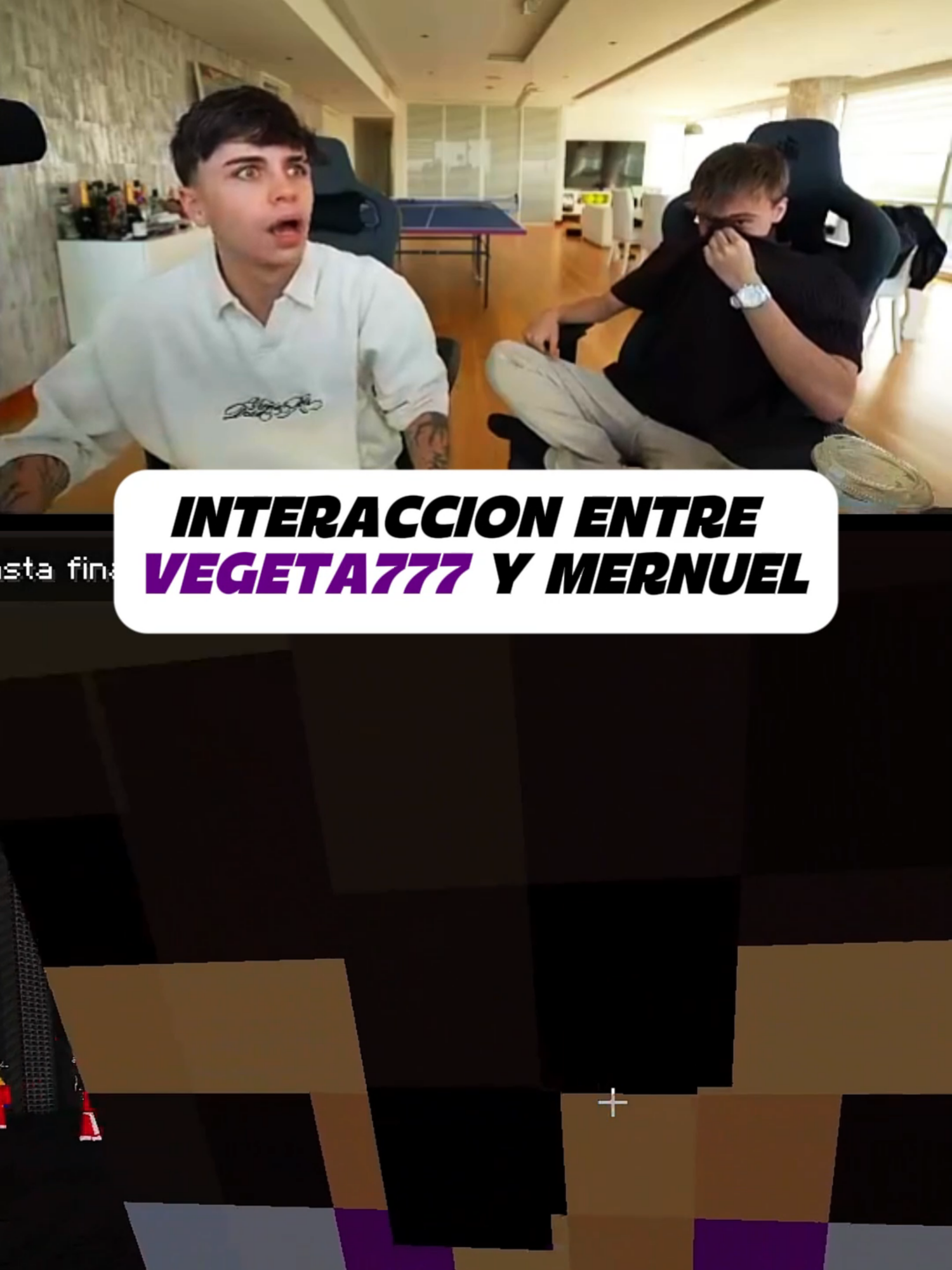 INTERACCION ENTRE VEGETA777 Y MERNUEL#moski #mernuel #squidgames #vegetta777