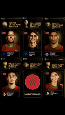 سيطرة المغرب🇲🇦 🇲🇦  على الجوائز الفردية المهمــة: افضل لاعب افريقي  افضل لاعبة افريقية  افضل لاعب افريقي شاب  افضل لاعبة افريقية شابة  افضل حارس في افريقيا  افضل منتخب u20 في افريقيا ألف مبروك علينا. ديما مغرب. 🇲🇦   #🇲🇦🦁💪  #canmaroc2025🇲🇦🦁⚽️ 