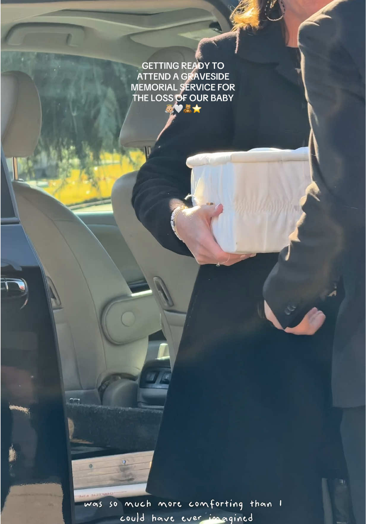 This service provided by the Interment of Angels was so validating to my grieving process. The speaker also reminding us to look around at everyone and to notice the different ages, cultures, and races. So many different people with one shared experience that doesn’t discriminate. I won’t ever stop talking about my loss bc women AND men continue to go through it alone when it  doesn’t have to be that way.🤍 #grief #childloss #miscarriage #12weekpregnancyloss 